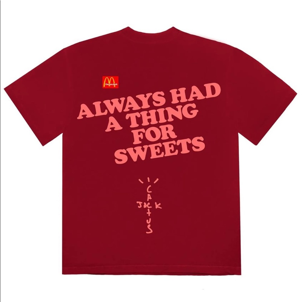 Cactus Jack X McDonalds Collaboration T-Shirt - Apple Pie - 2XL